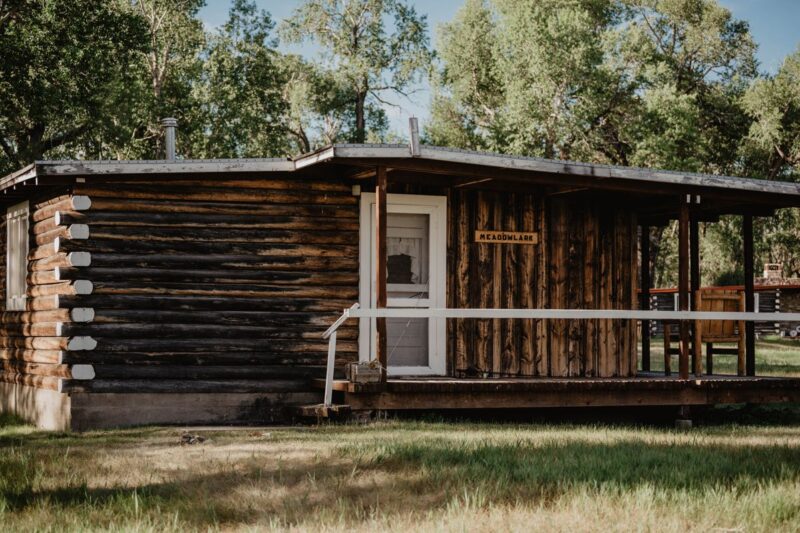 Cabin Lodging at Circle Bar Ranch in Montana