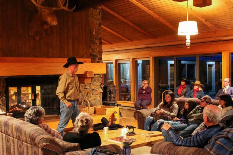 Cowboy Poetry at Circle Bar Ranch in Montana