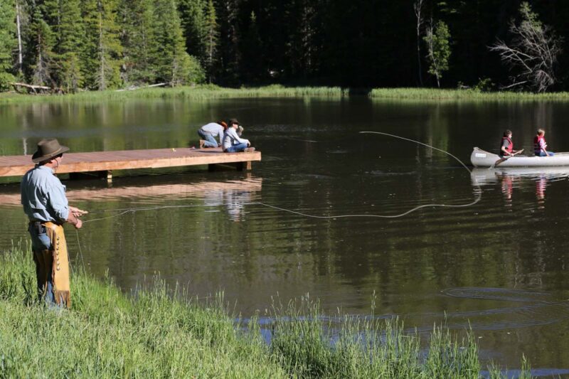 Fly Fishing at Black Mountain Ranch in Colorado