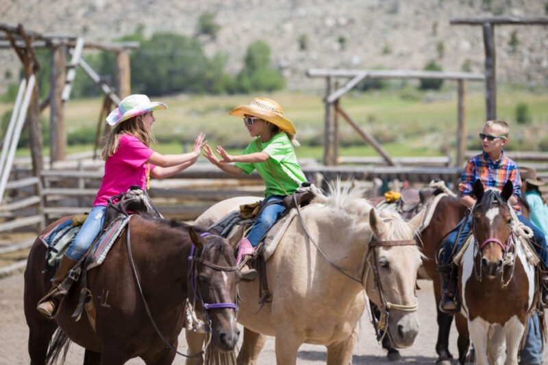 Kids Horseback Riding at CM Ranch in Wyoming