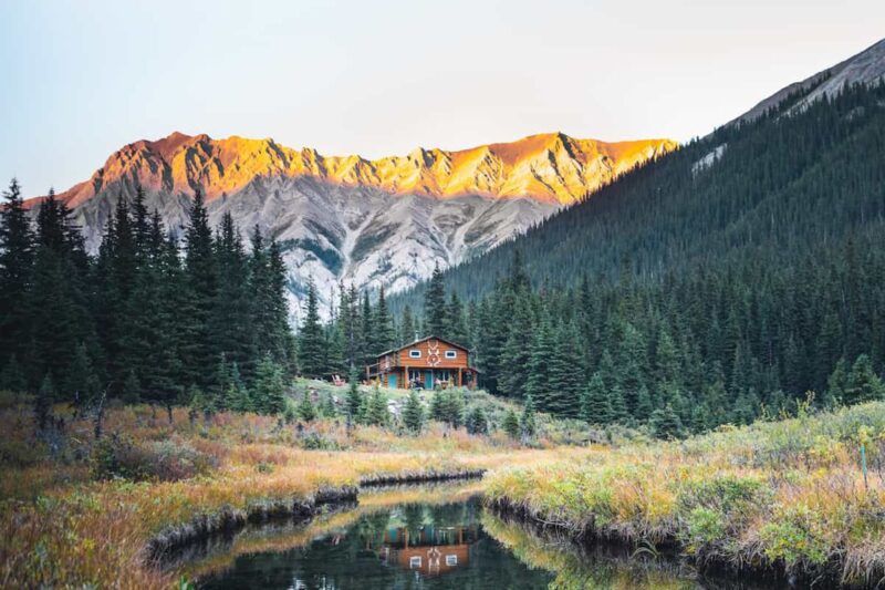 Remote fine lodging in the Canadian Rockies at Banff Trail Riders in Banff, British Columbia, CA