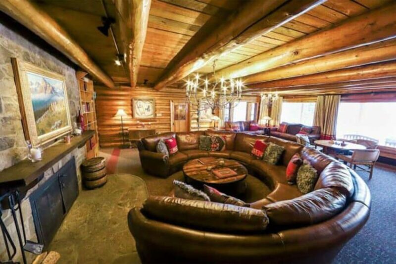 Main Lodge Sitting Area at C Lazy U in Colorado