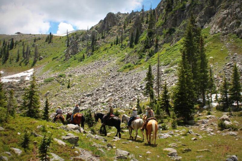 Trail Riding in the Rocky Mountains at Bar Lazy J Guest Ranch in Colorado