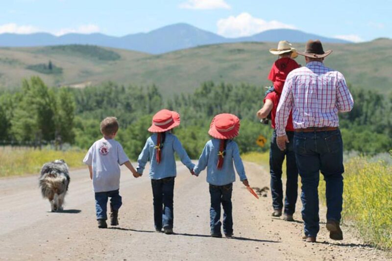 Family time in the Rocky Mountains at Bar Lazy J Guest Ranch in Colorado