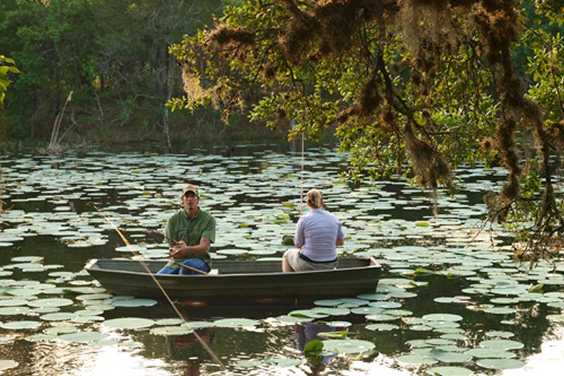 Fishing at Blisswood Bed & Breakfast in Texas