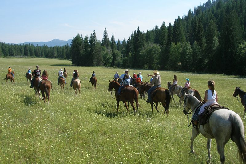 Scenic Horseback Riding at Bull Hill Guest Ranch in Washington