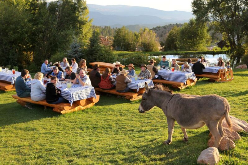 Amazing cookouts at Black Mountain Ranch in Colorado