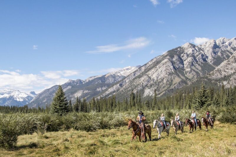 Horseback Riding in the Canadian Rockies at Banff Trail Riders in Banff, British Columbia, CA