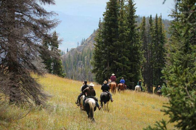 Horseback Riding in the Rocky Mountains at Bar Lazy J Guest Ranch in Colorado