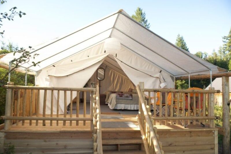 Glamping at Bull Hill Guest Ranch in Washington