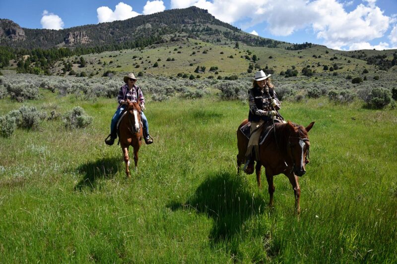 Scenic Horseback Riding at Blackwater Creek Ranch in Wyoming